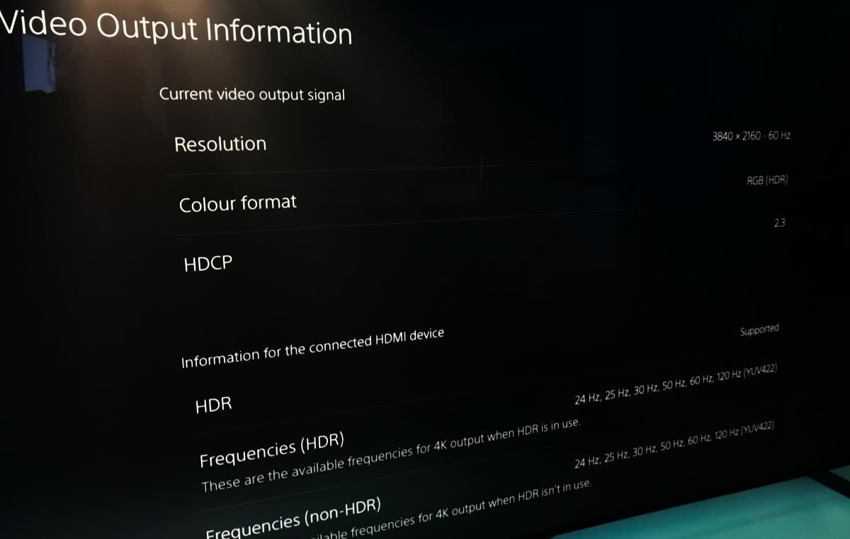 PS5 HDMI 2.1 output PS5 HDMI 2.1 output