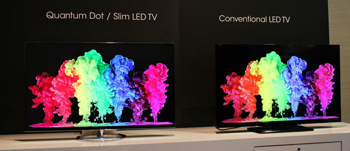 Sharp TV with quantum dots Sharp TV with quantum dots