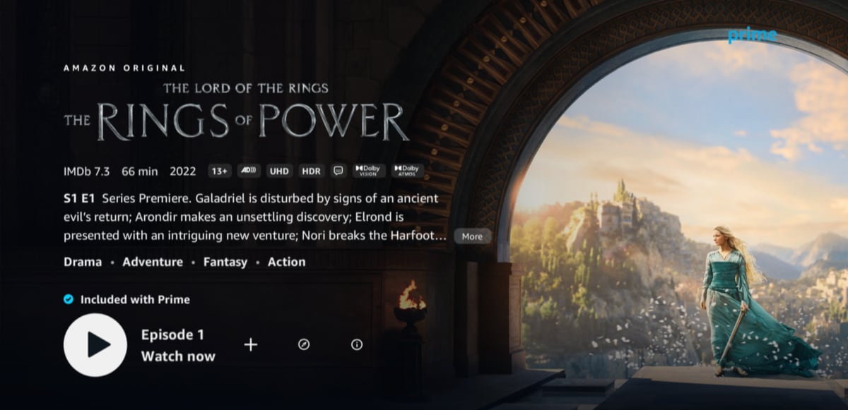 Dolby Vision Prime Video