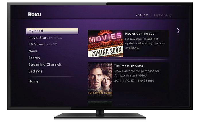 Roku My Feed Roku My Feed