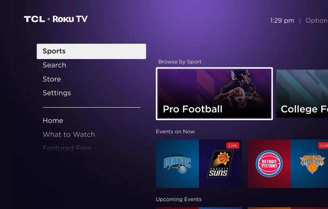 Roku sports hub Roku sports hub