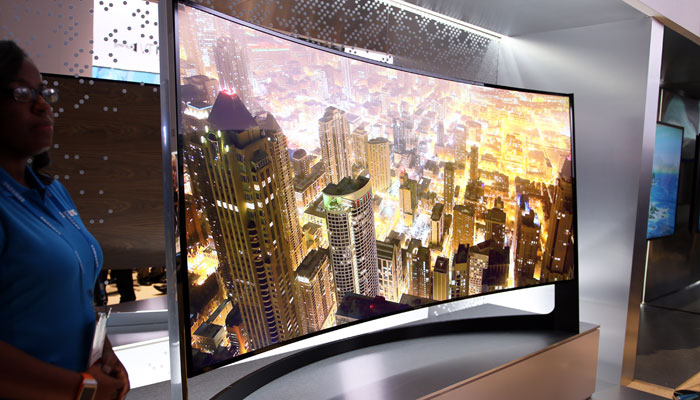 Samsung curved TV