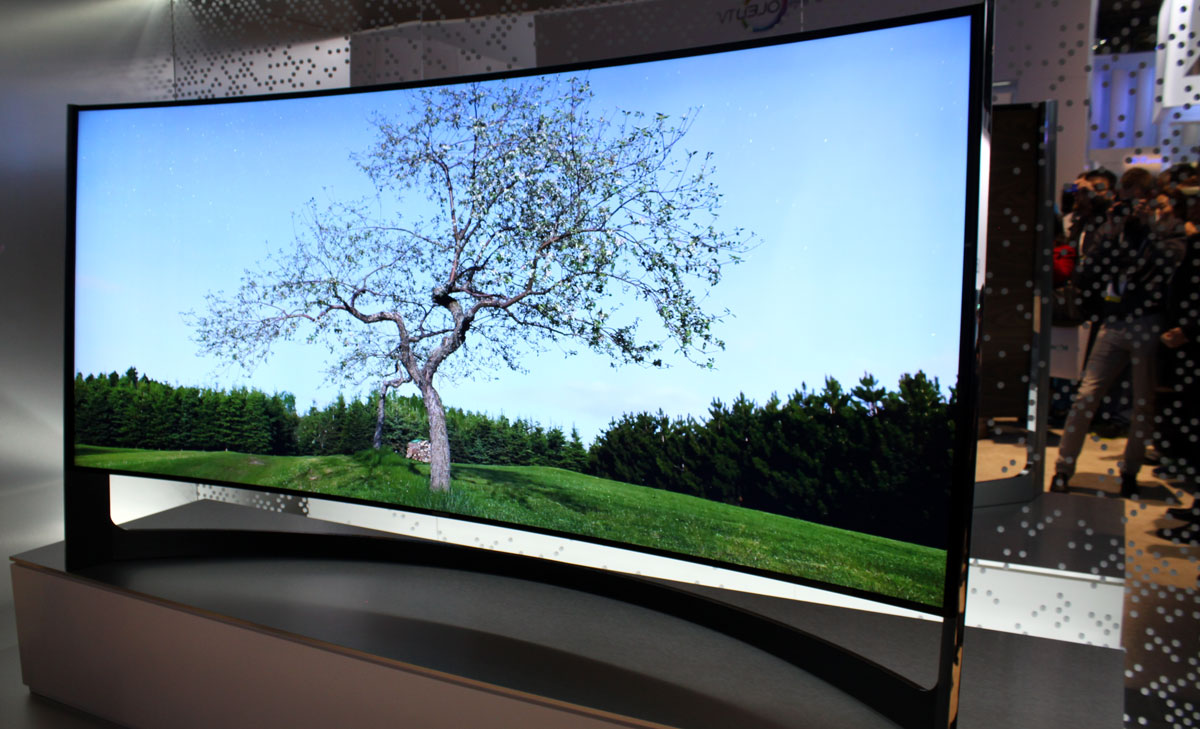 Samsung curved 105-inch UHD TV