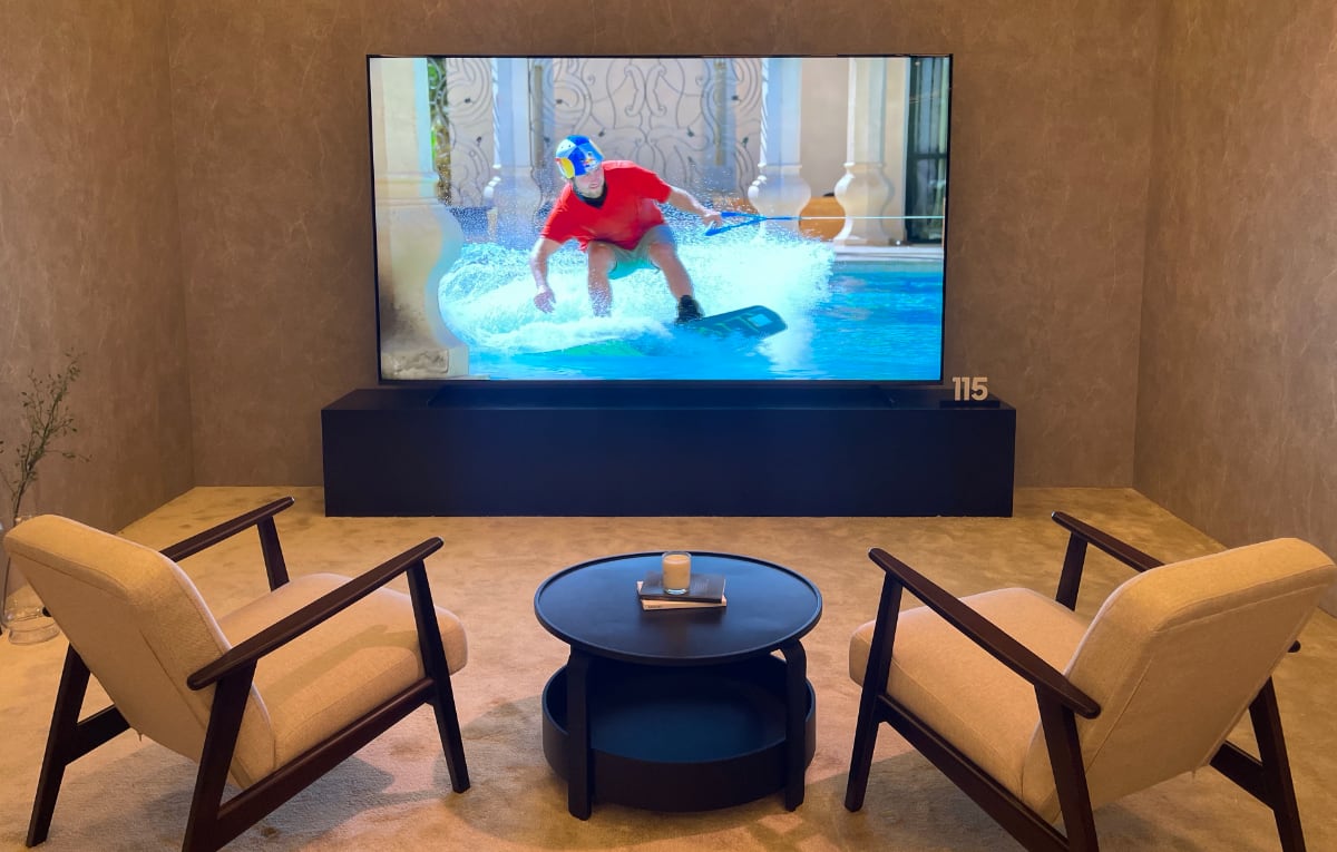 115-inch Samsung TV