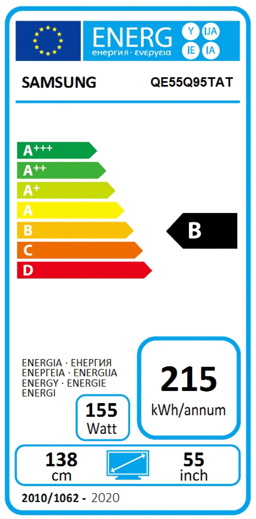 Samsung QLED energy consumption