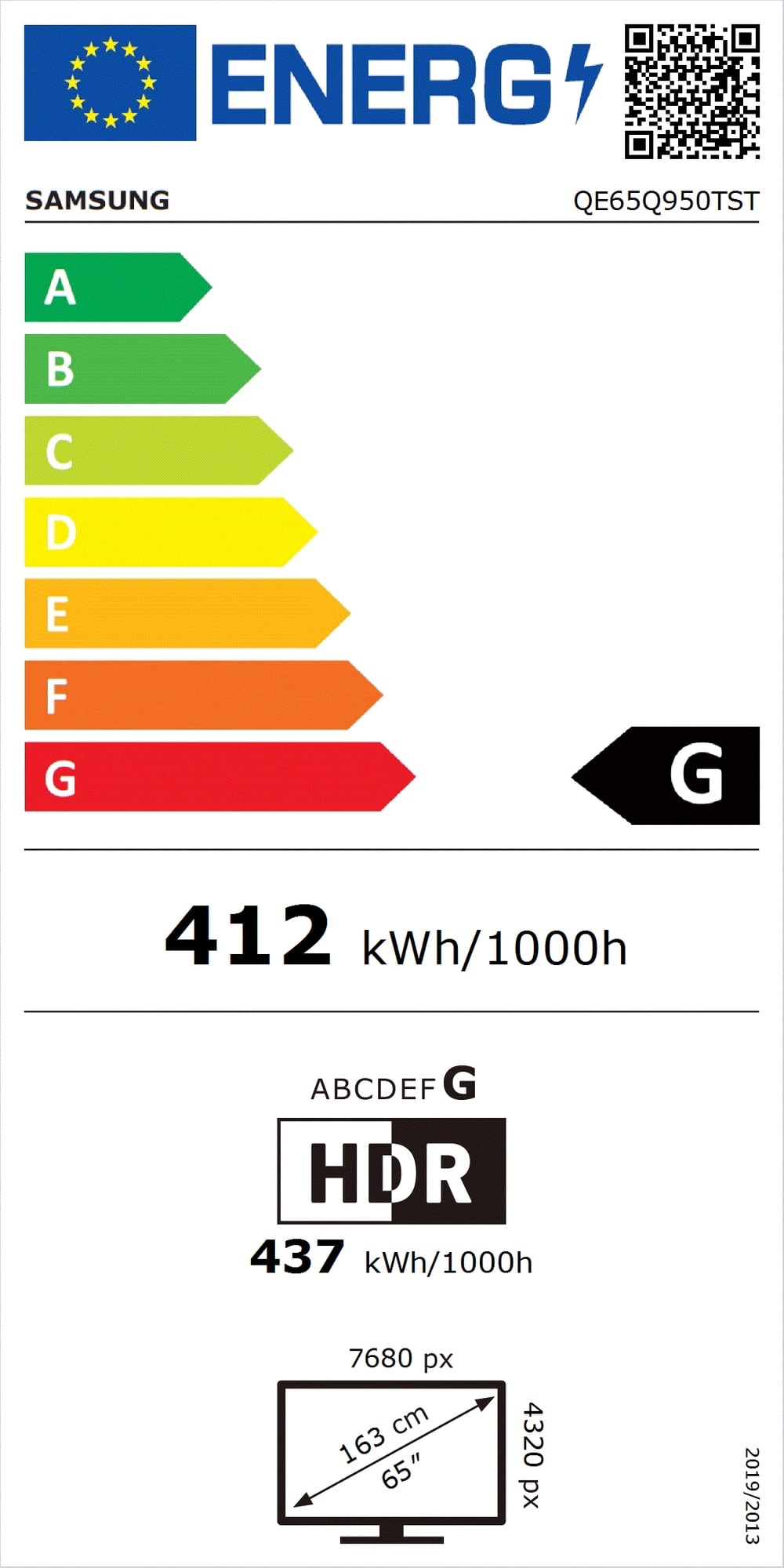 Samsung QLED energy consumption