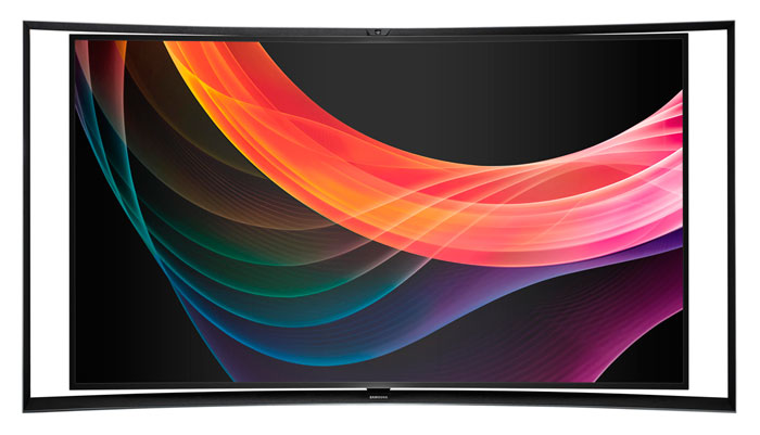 Click to enlarge Samsung curved OLED-TV