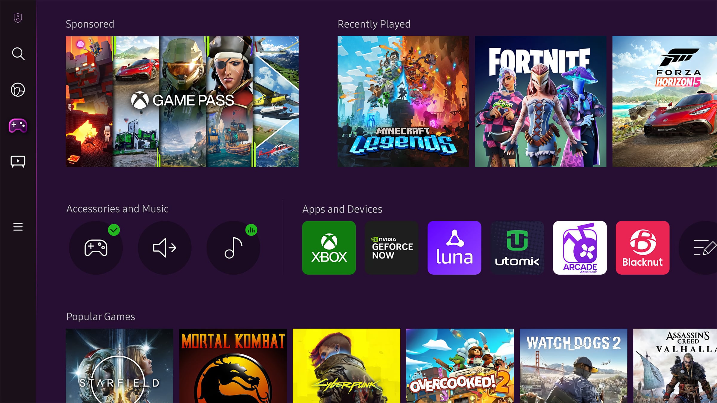 Samsung will add Xbox Cloud Gaming to millions of TVs this year