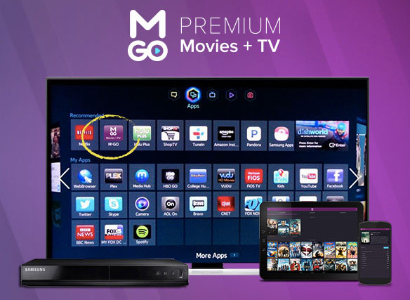 Samsung is now recommending you to use M-Go