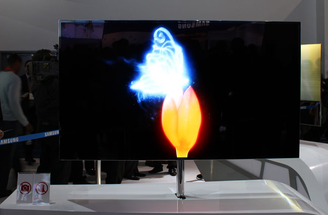 Click to enlarge Samsung’s 55-inch Super OLED-TV