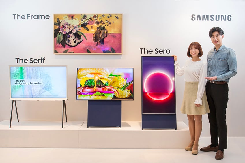  Samsung The Sero Vertical TV