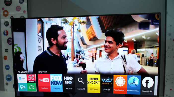 Samsung Tizen TV at CES Samsung Tizen TV at CES