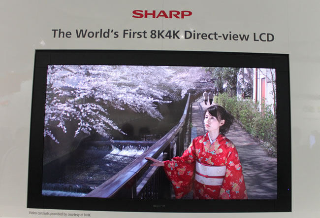 Sharps 85â€ť 8Kx4K TV is jaw-droppingly impressive