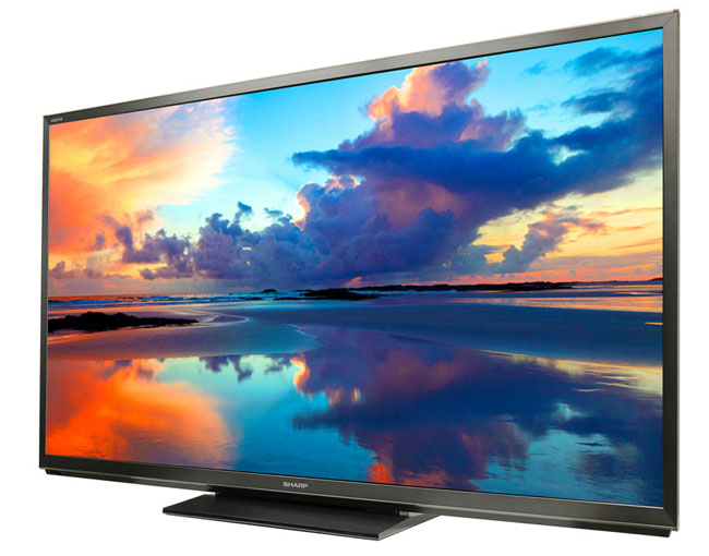 Click to enlarge Sharp’s new 8-series TVs are now shipping in 60 and 70 inches