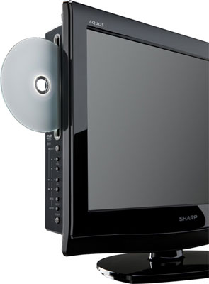Click to enlarge Sharp DV200 with integrated DVD