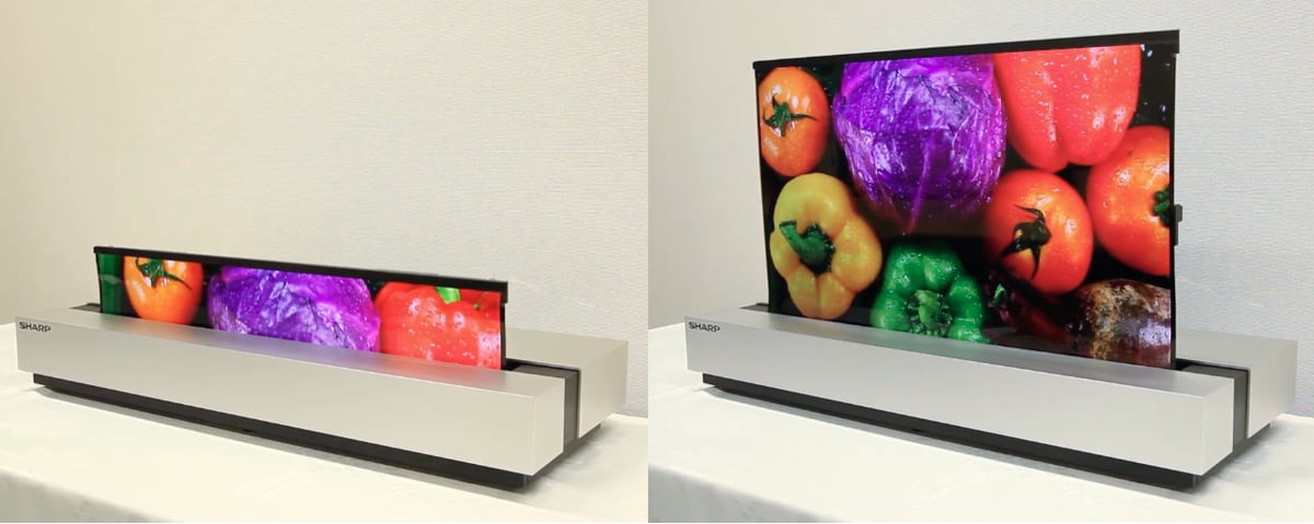 Sharp rollable 30-inch OLED