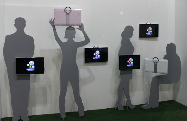 Click to enlarge Sharp’s wireless and portable TV