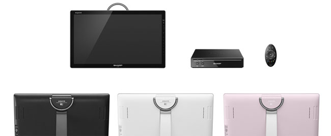 Click to enlarge Sharp’s wireless and portable TV