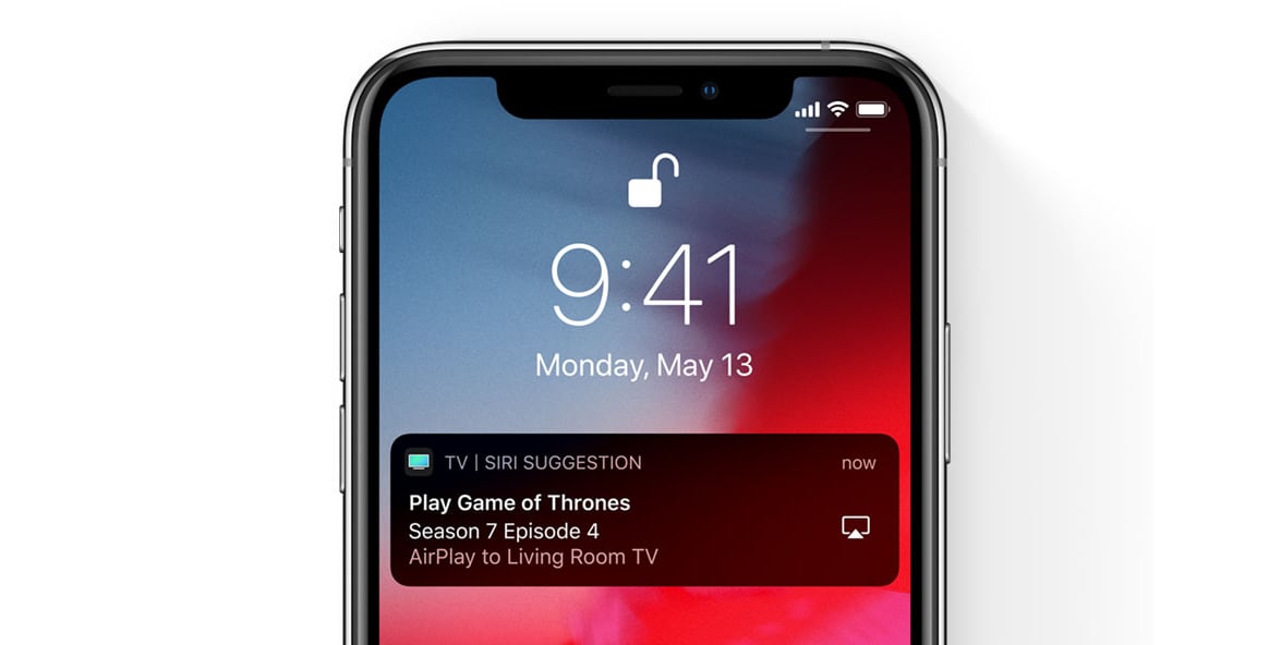 Siri suggestion to AirPlay TV