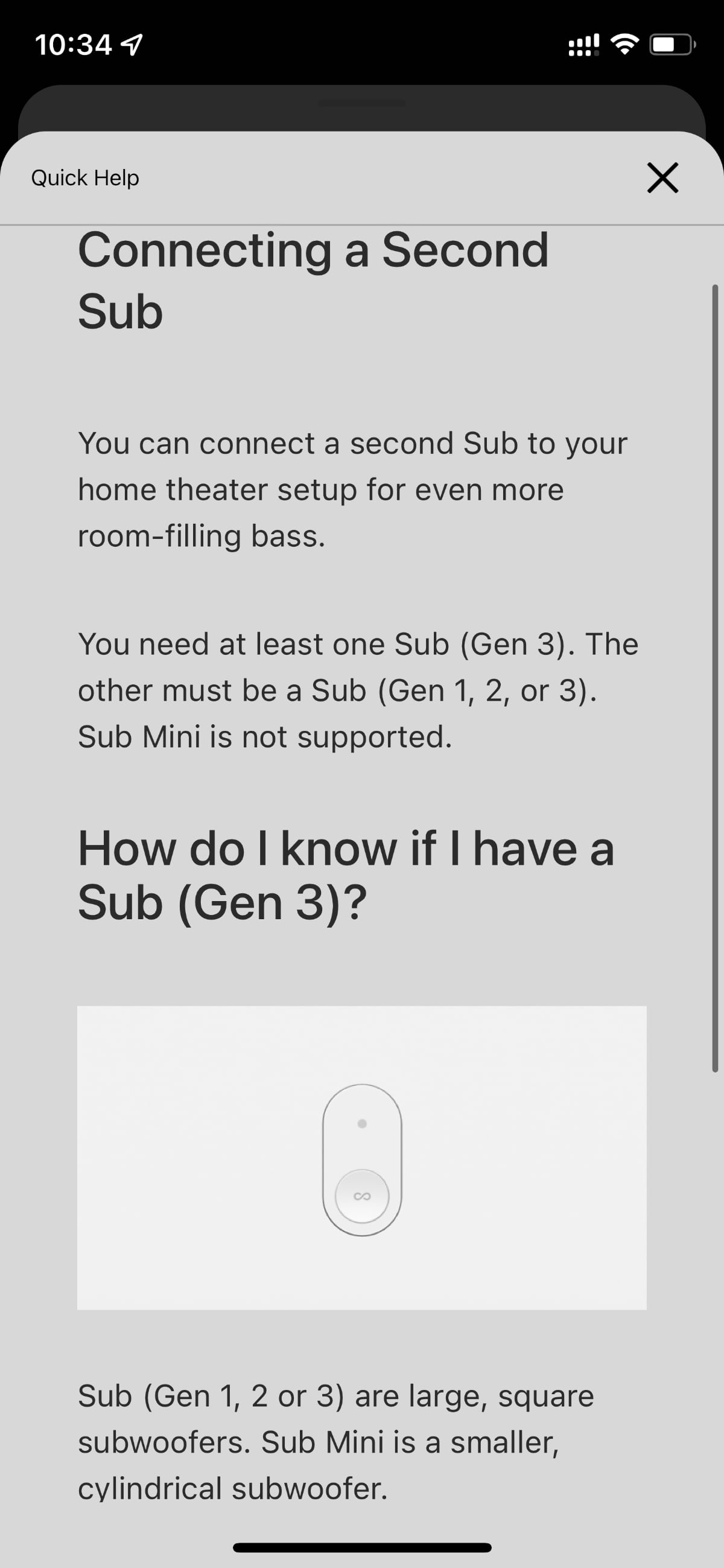 Sonos Sub Mini Sonos Sub Mini