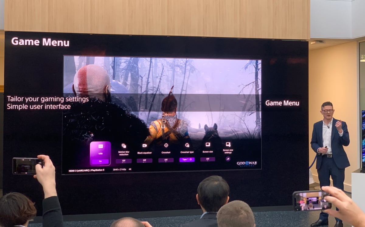 Sony Game Menu