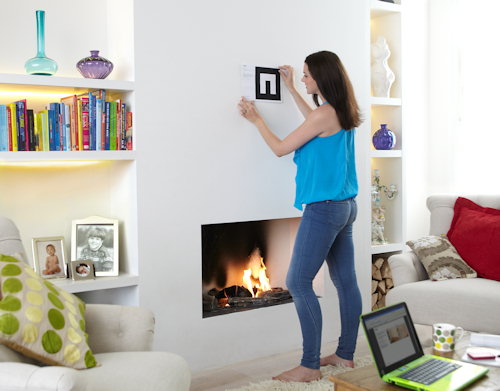 Sony augmented reality TV Size Guide