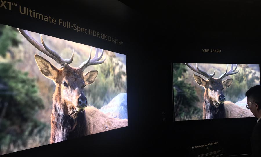 Sony 8K HDR TV prototype