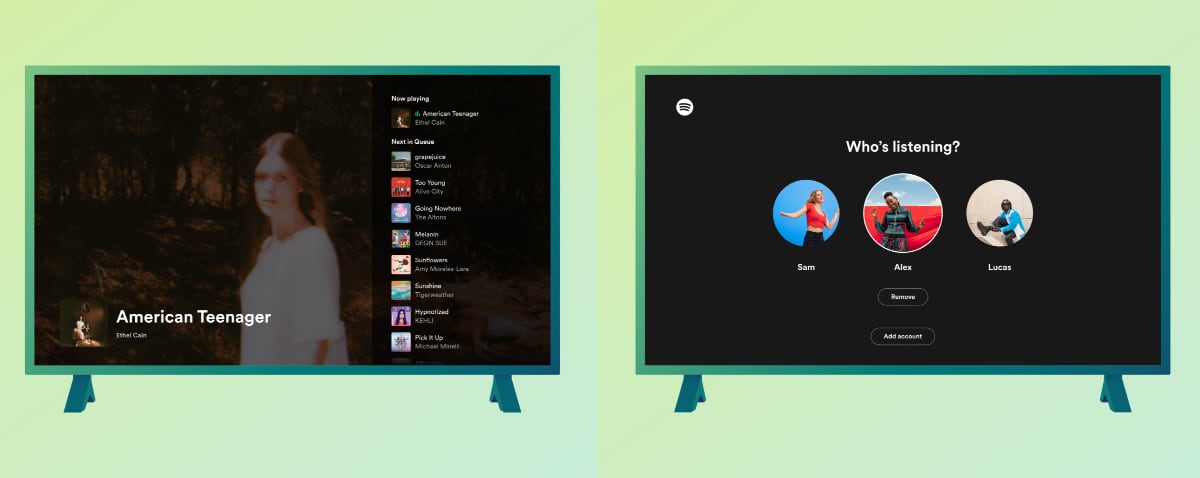 Spotify new TV app Spotify new TV app