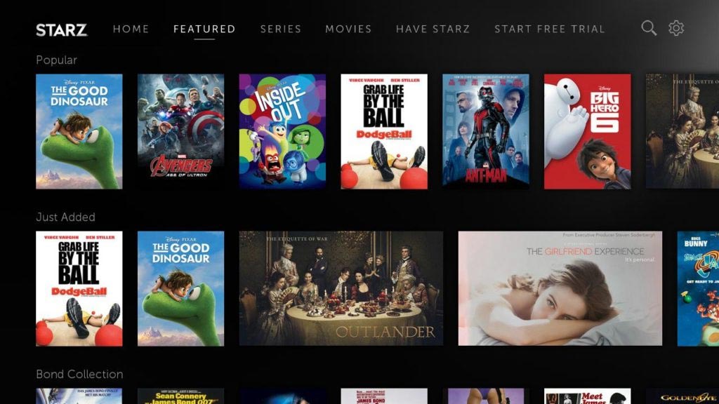 Starz app launches on Xbox One - FlatpanelsHD