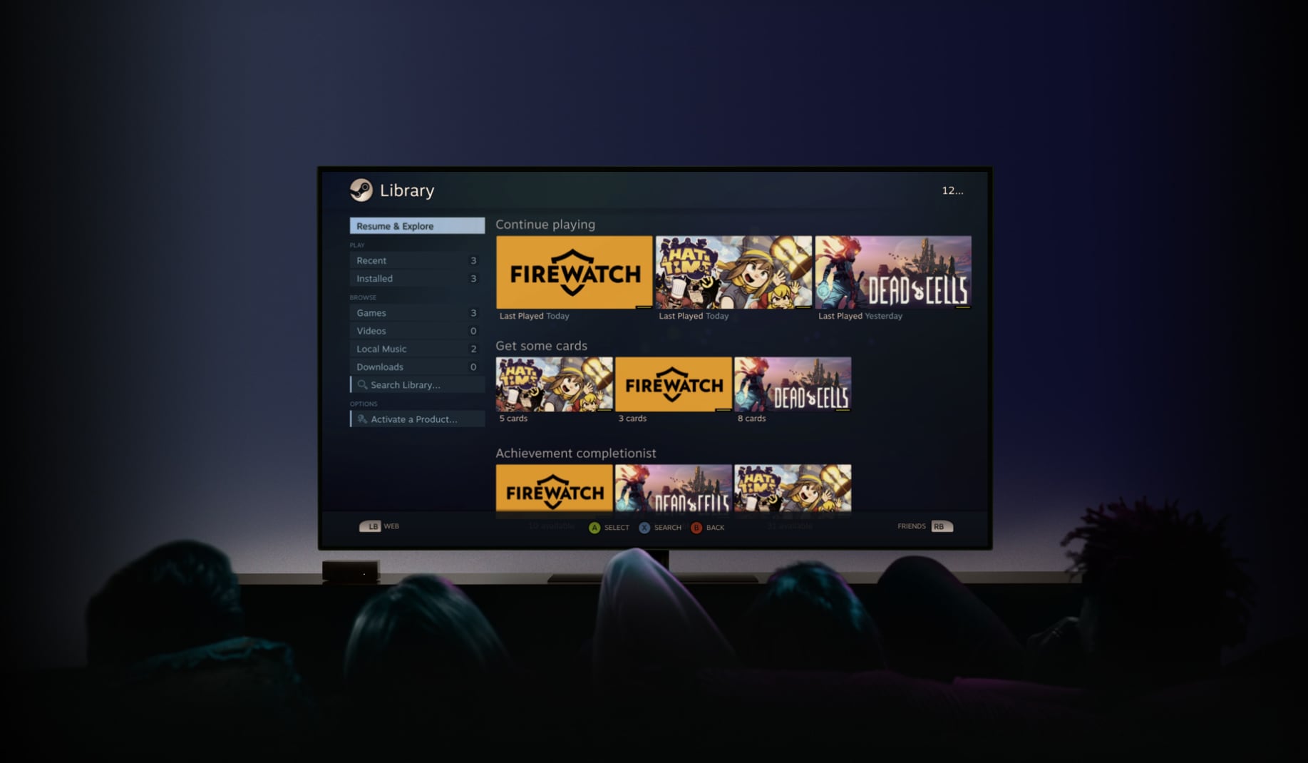 Steam tv