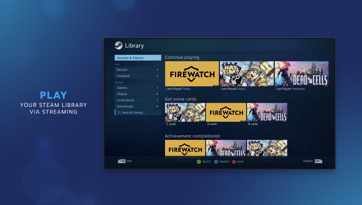 Steam на телевизоре samsung фото 27