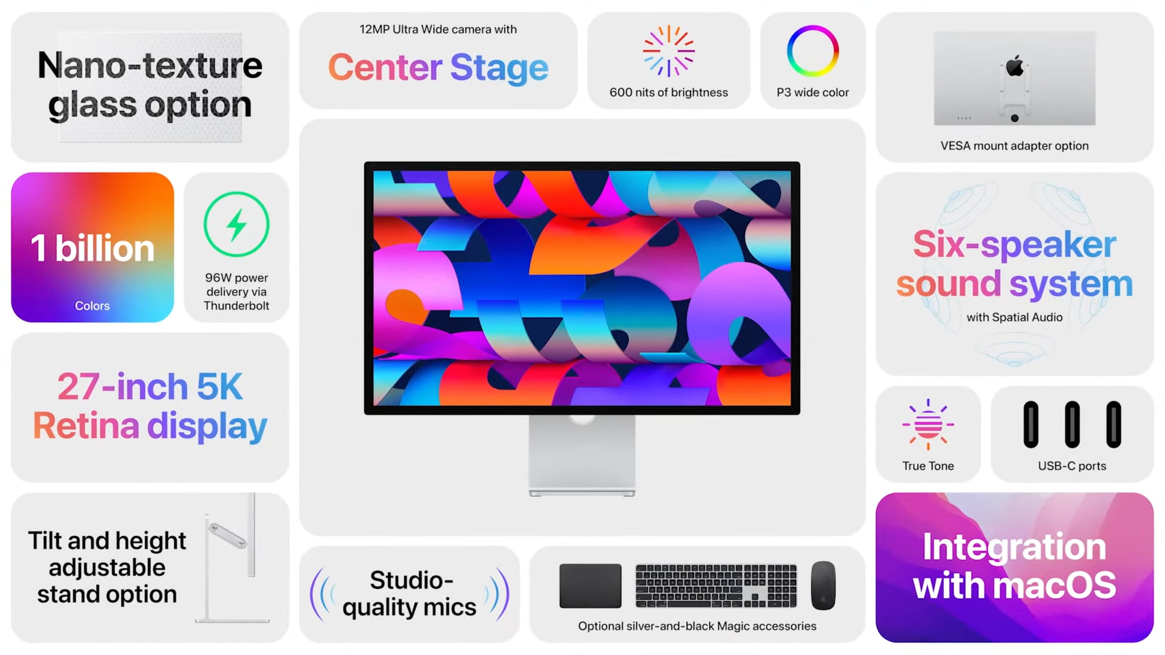Apple's Studio Display will work with Windows PCs, but with limitations - FlatpanelsHD