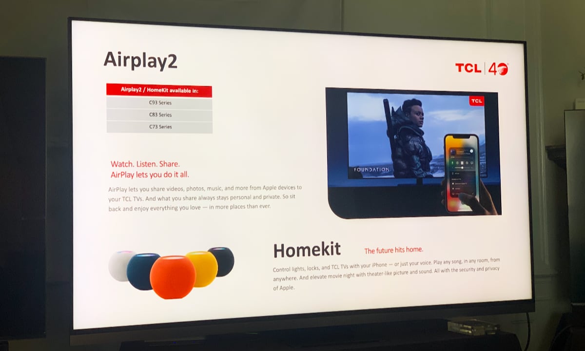TCL AirPlay 2
