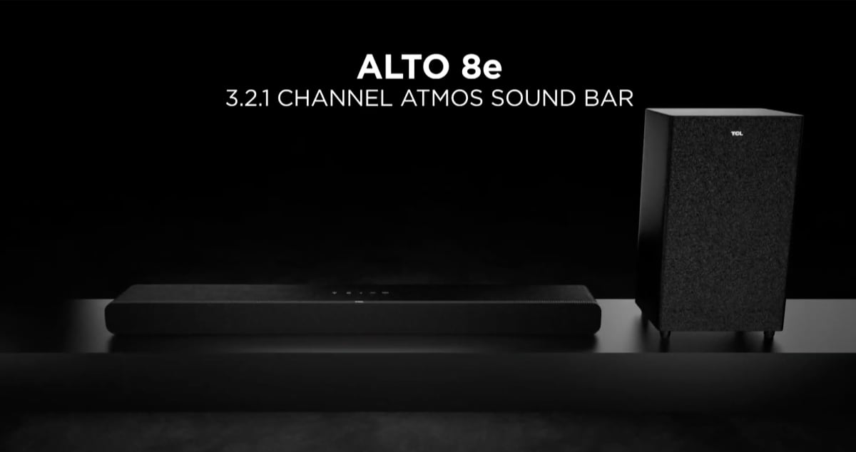 TCL Alto 8e soundbar TCL Alto 8e soundbar