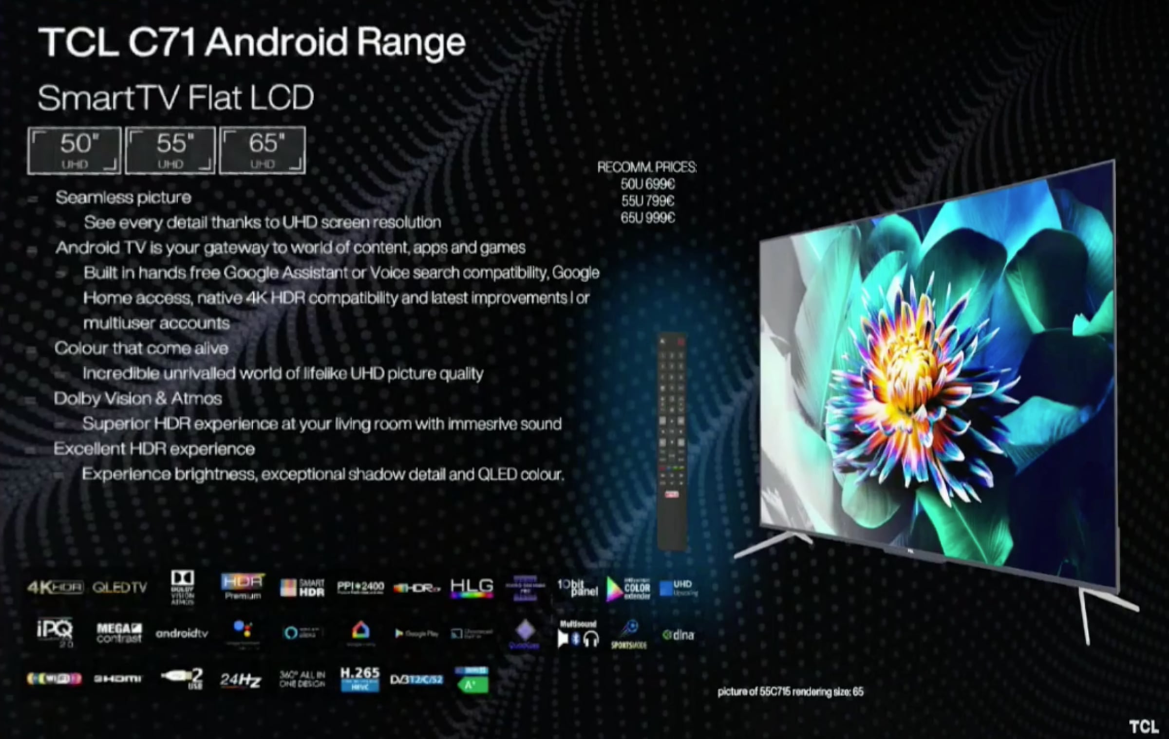 Настройка изображения tcl c635