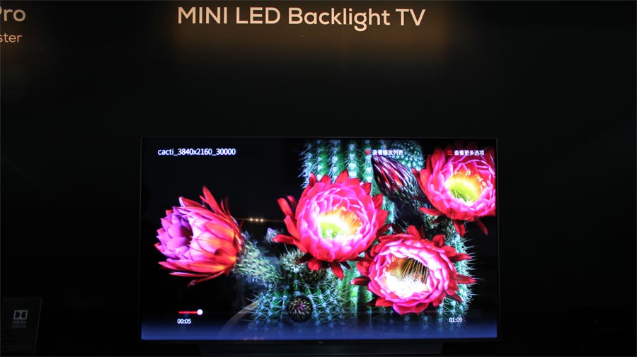 TCL miniLED based LCD TV