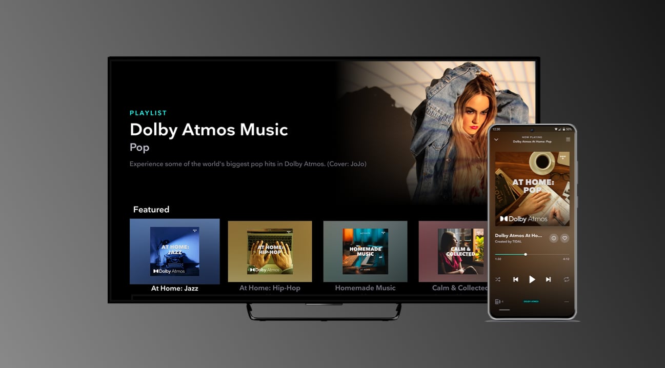 Tidal Dolby Atmos TV