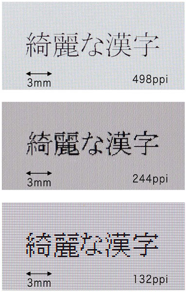 Click to enlarge Toshiba’s 6.1-inch 498ppi LCD panel