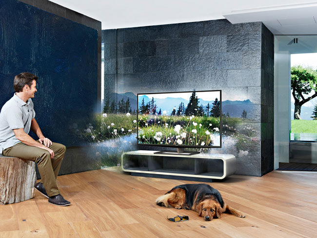 Click to enlarge Toshiba’s glasses-free 55-inch 3DTV - 55ZL