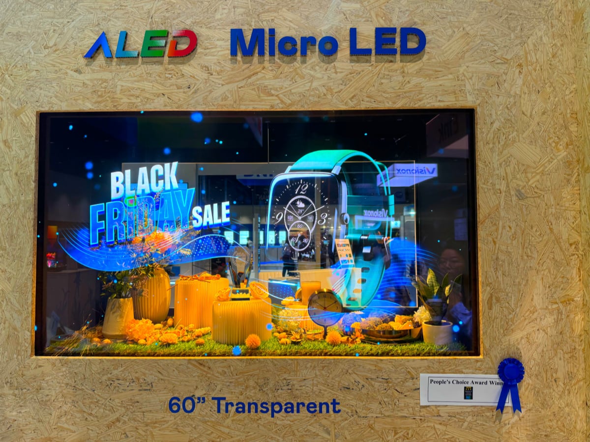 Transparent microLED Transparent microLED