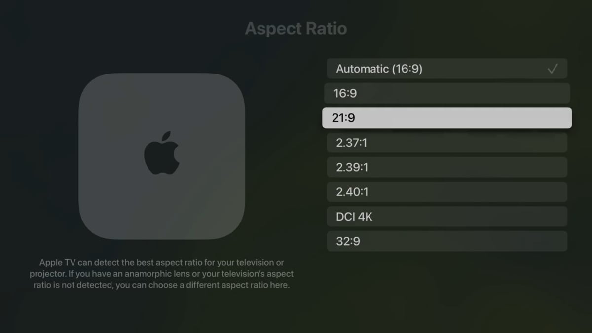 Apple TV 4K formater