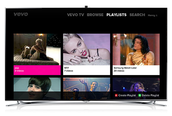 Vevo on Samsung Smart TV