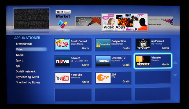 Viewster on Panasonicâ€™s TVs with Viera Connect