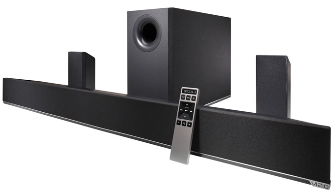 Click to enlarge Vizio’s new 5.1 surround soundbar system