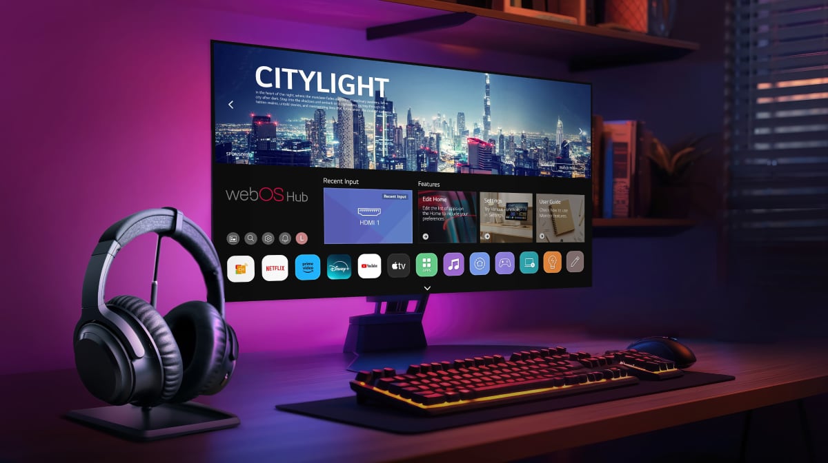 webOS Acer gaming monitor