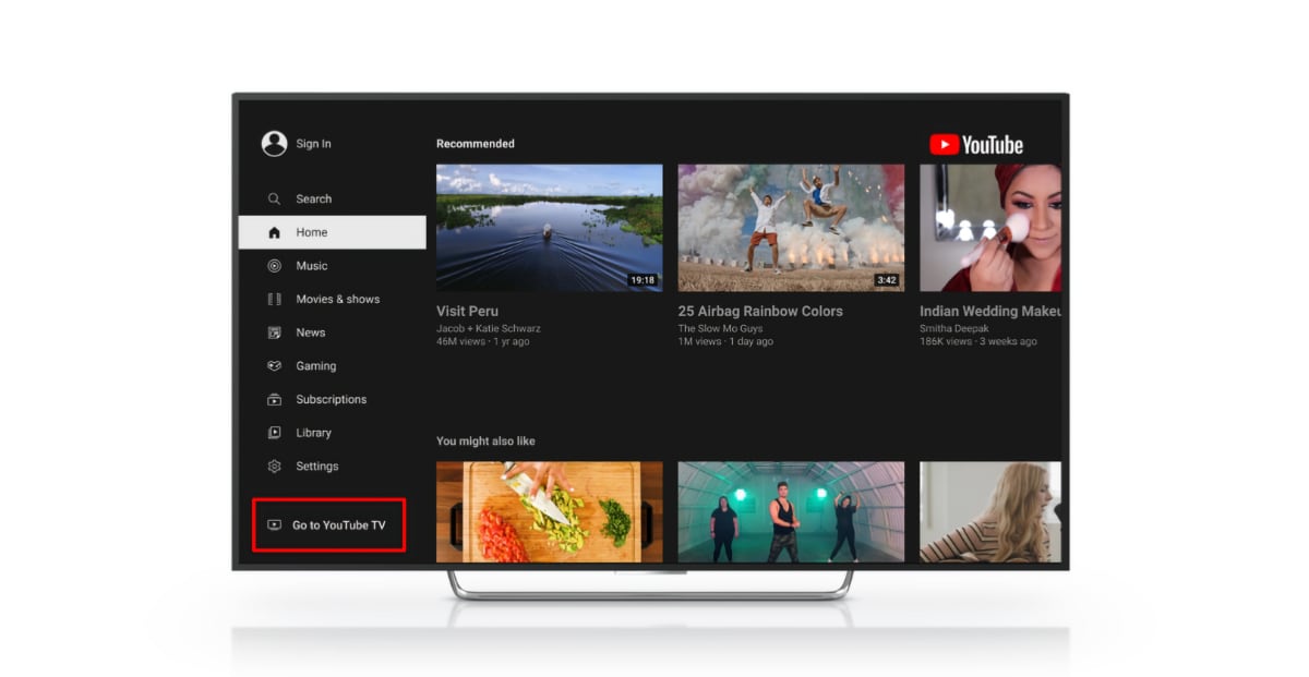 YouTube TV in YouTube YouTube TV in YouTube